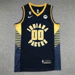 Maillot de Basket #00 Mathurin Indiana Pacers 22-23 Bleu Brodé